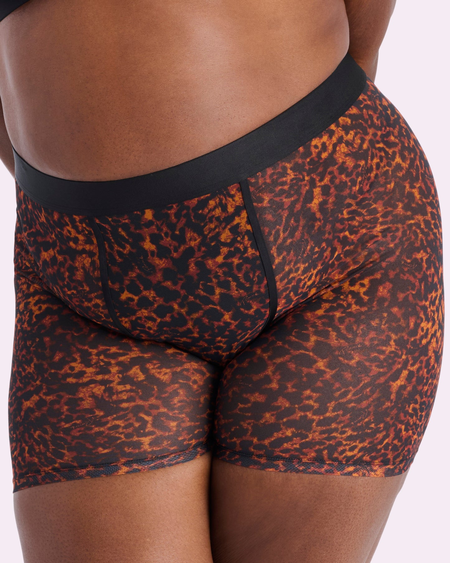 Silky Mesh Boxer Brief | Silky Mesh (Parade Leopard)