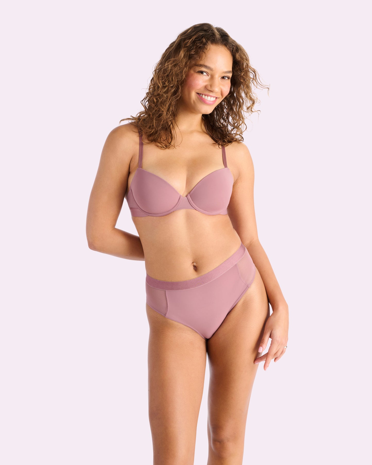 Re:Play High Waisted Brief | Ultra-Soft Re:Play (Premium Plum)