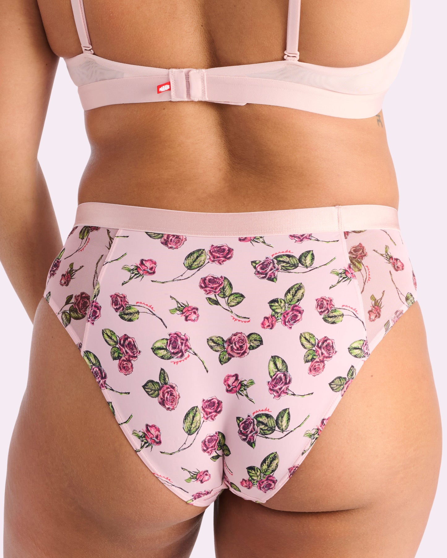 Re:Play High Waisted Brief | Ultra-Soft Re:Play (Parade Rose)