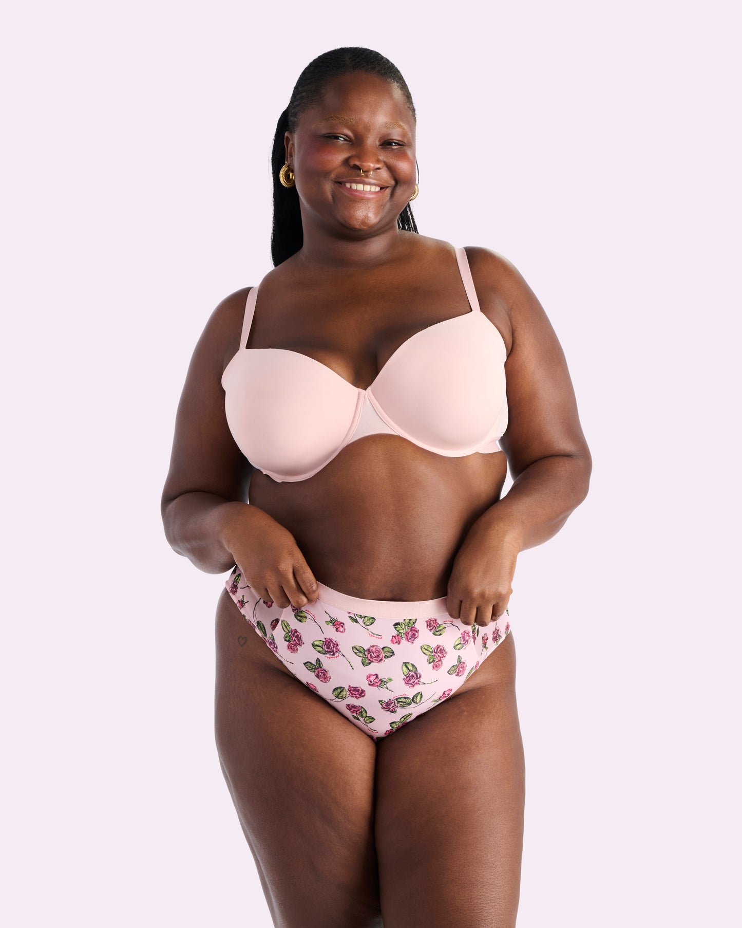 Re:Play High Waisted Brief | Ultra-Soft Re:Play (Parade Rose)
