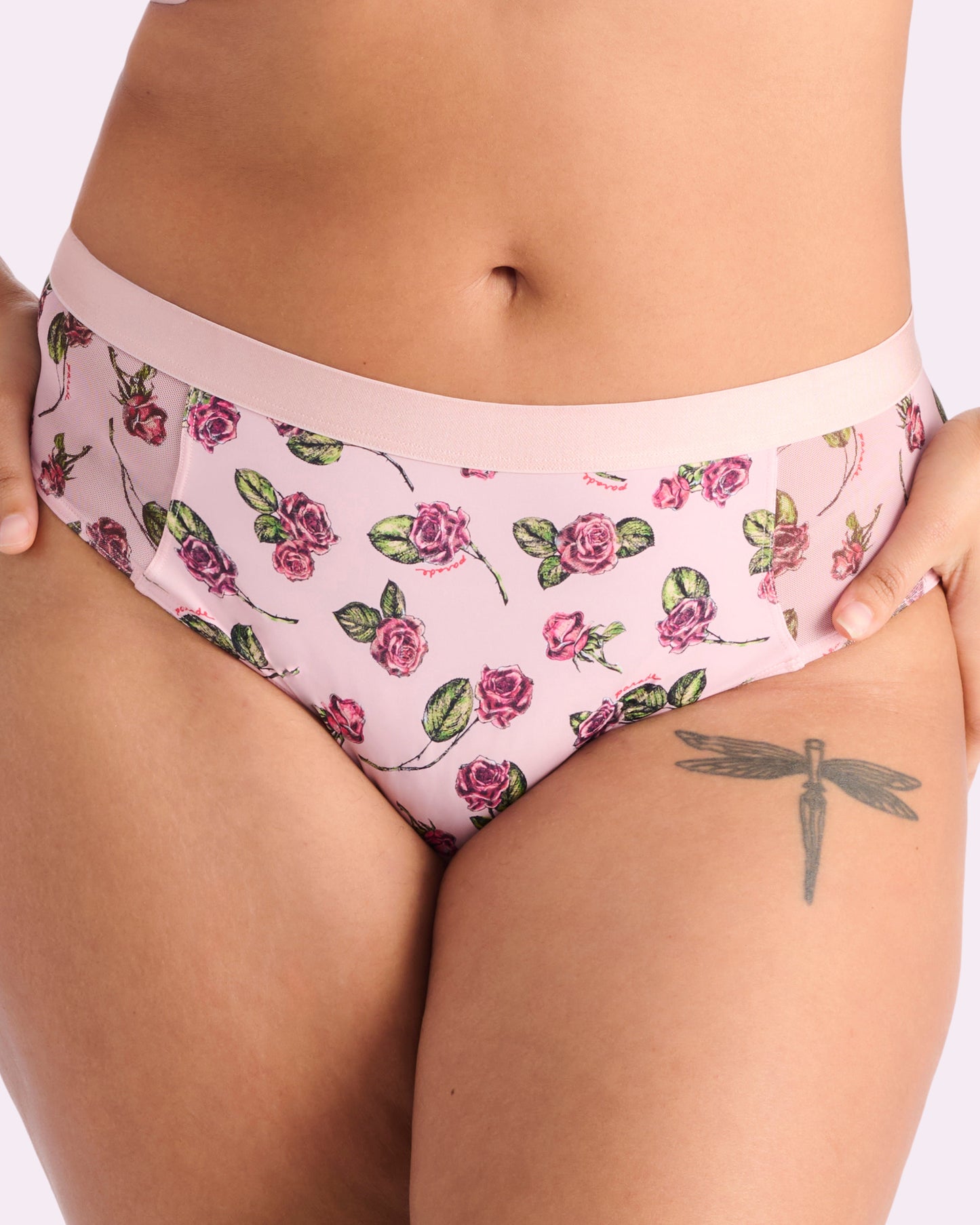 Re:Play High Waisted Brief | Ultra-Soft Re:Play (Parade Rose)