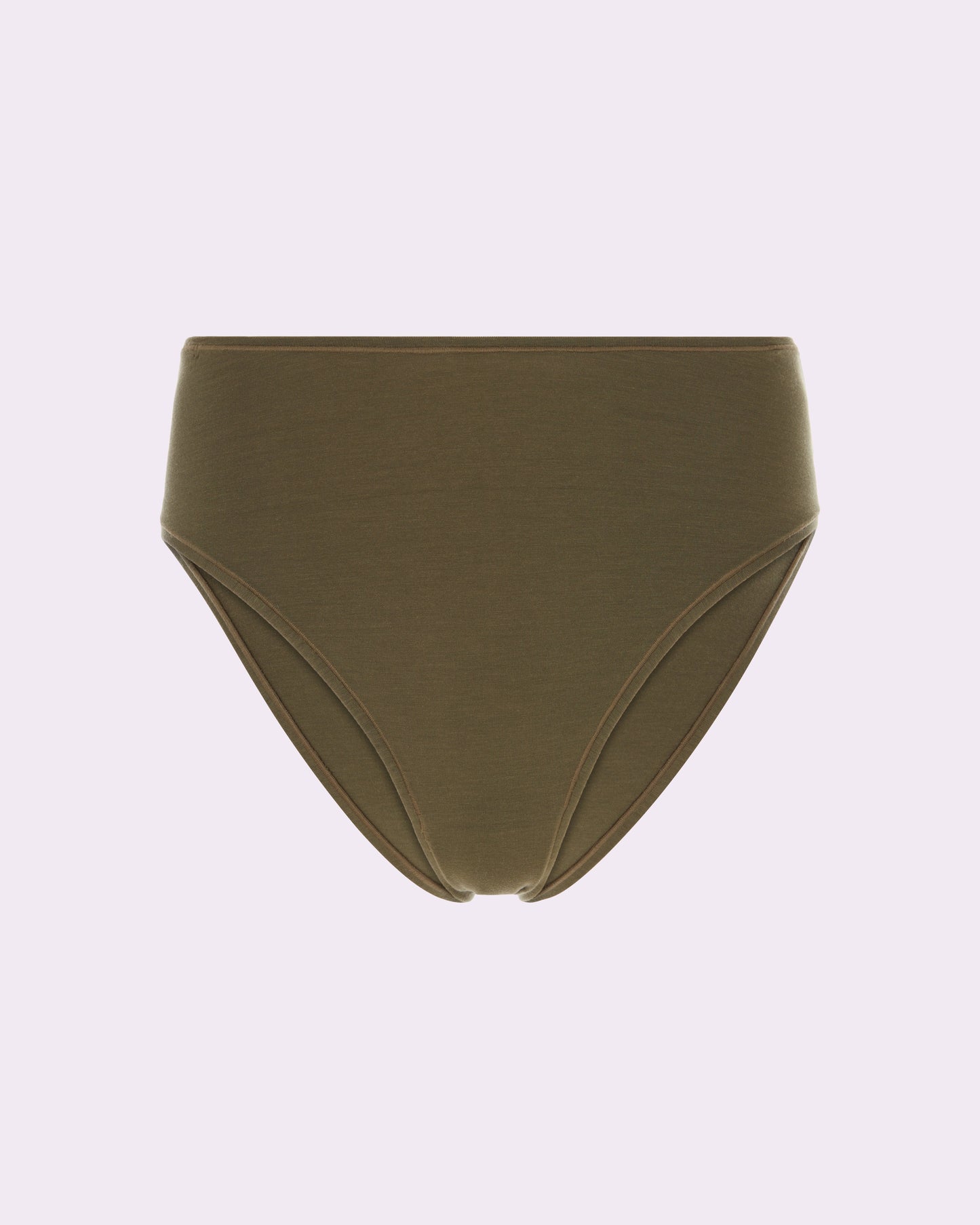 Vintage High Rise Brief | New:Cotton (Olive Night)