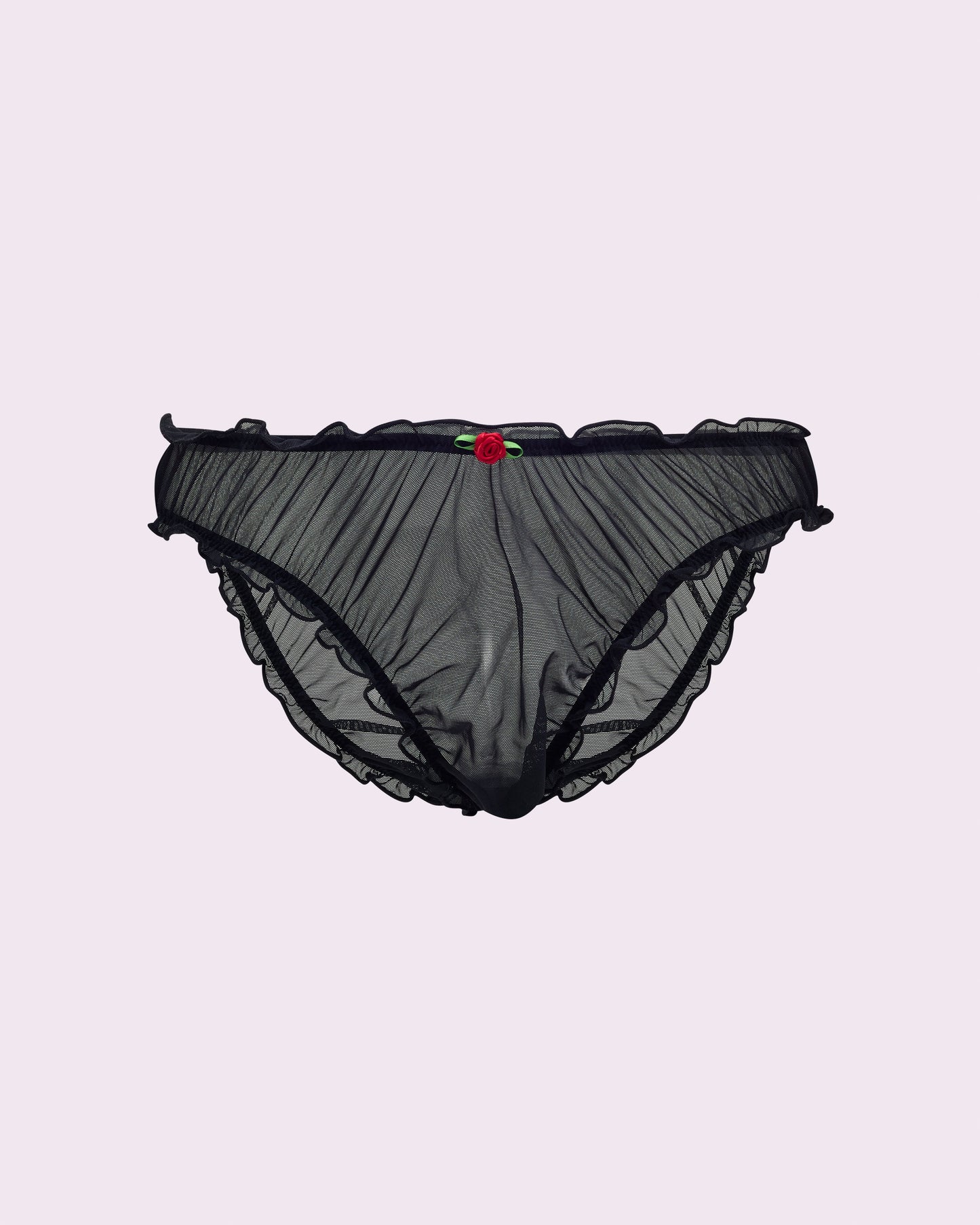 Silky Mesh Flutter Cheeky | Silky Mesh (Eightball)