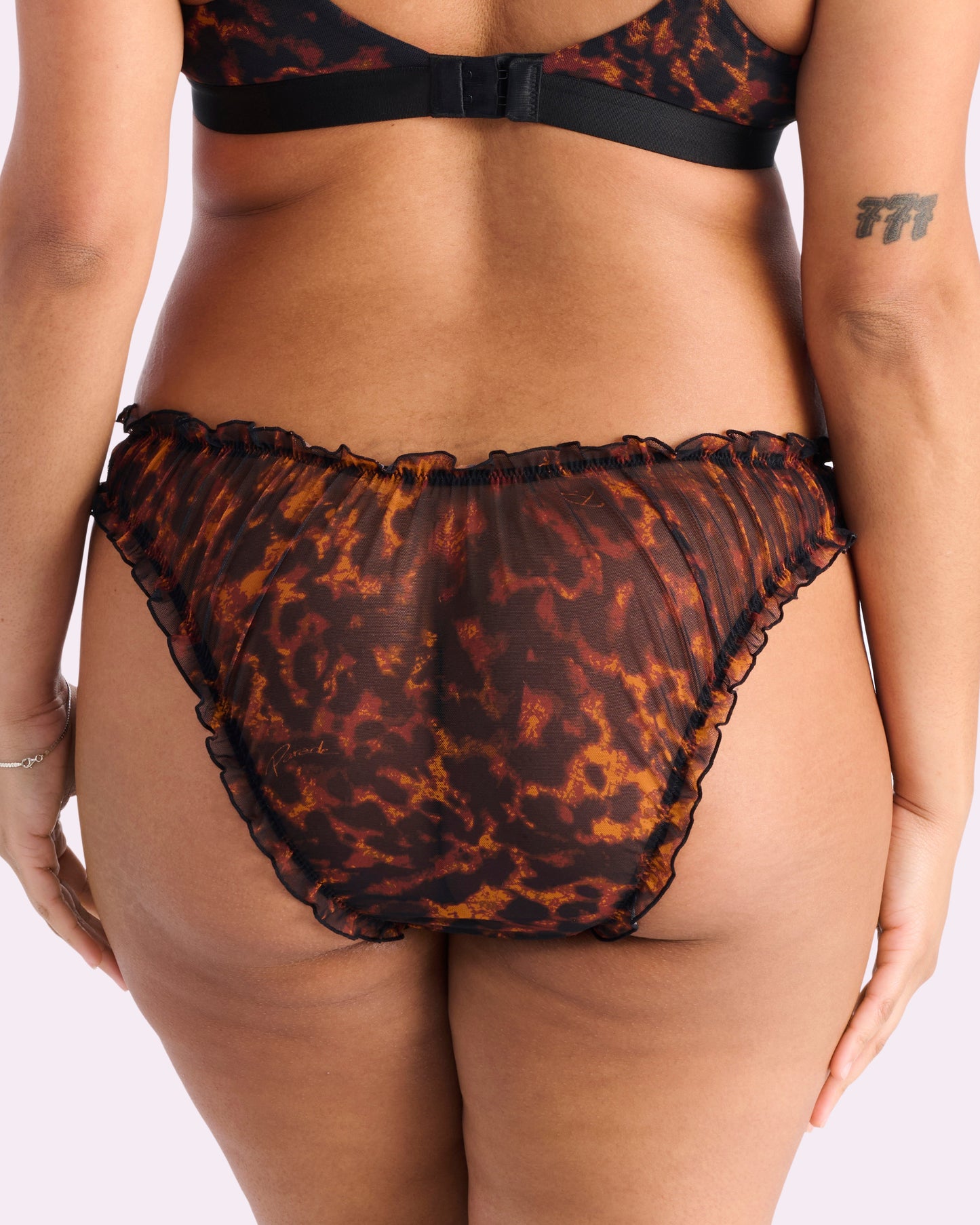 Silky Mesh Flutter Cheeky | Silky Mesh (Parade Leopard)