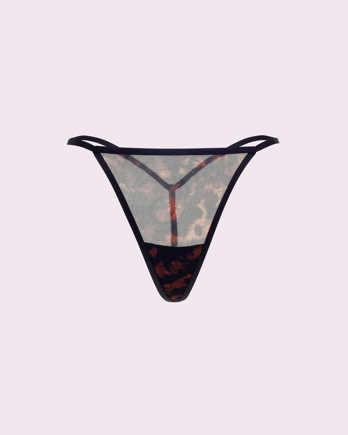 Silky Mesh G-String | Silky Mesh (Parade Leopard)