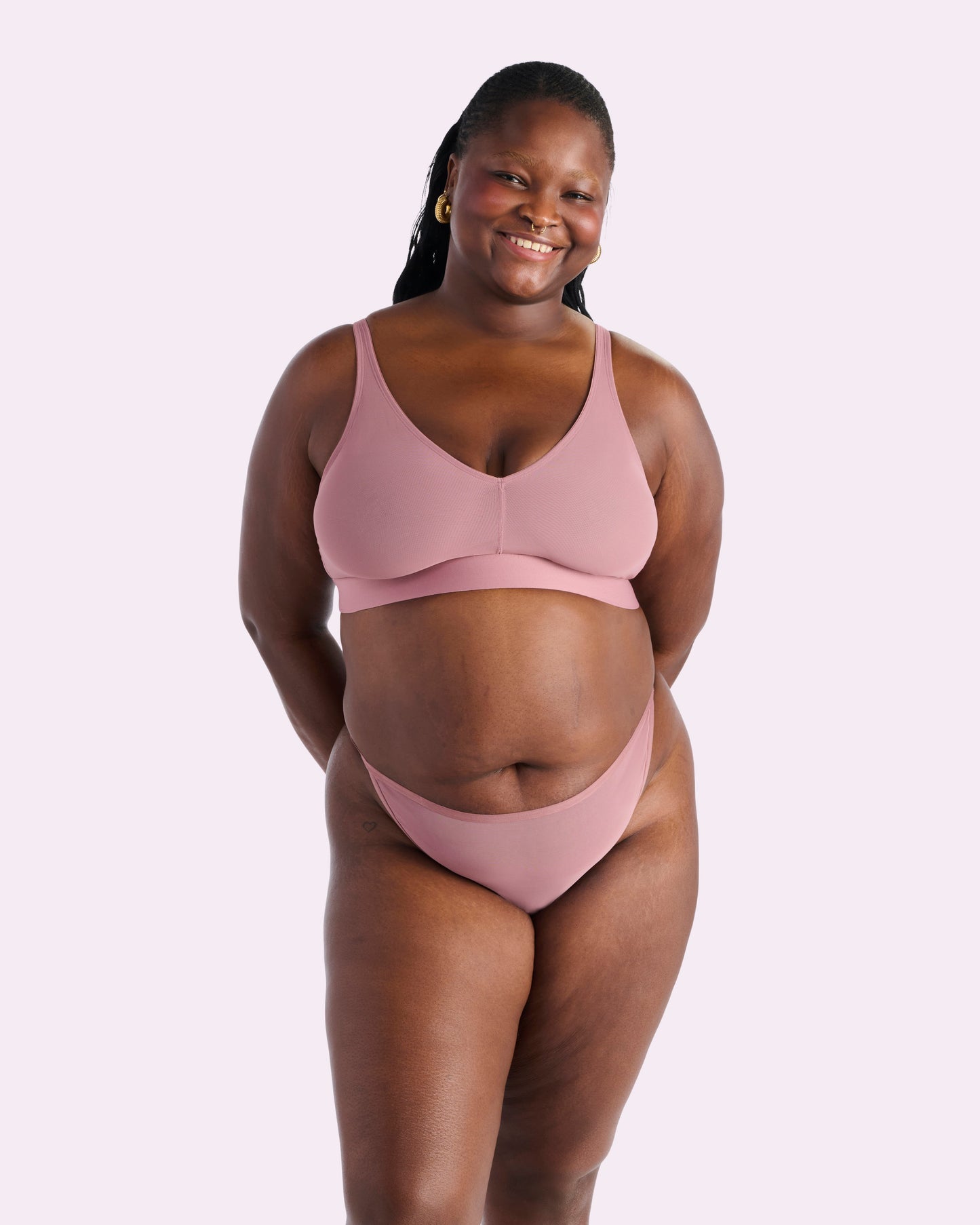 Silky Mesh G-String | Silky Mesh (Premium Plum)