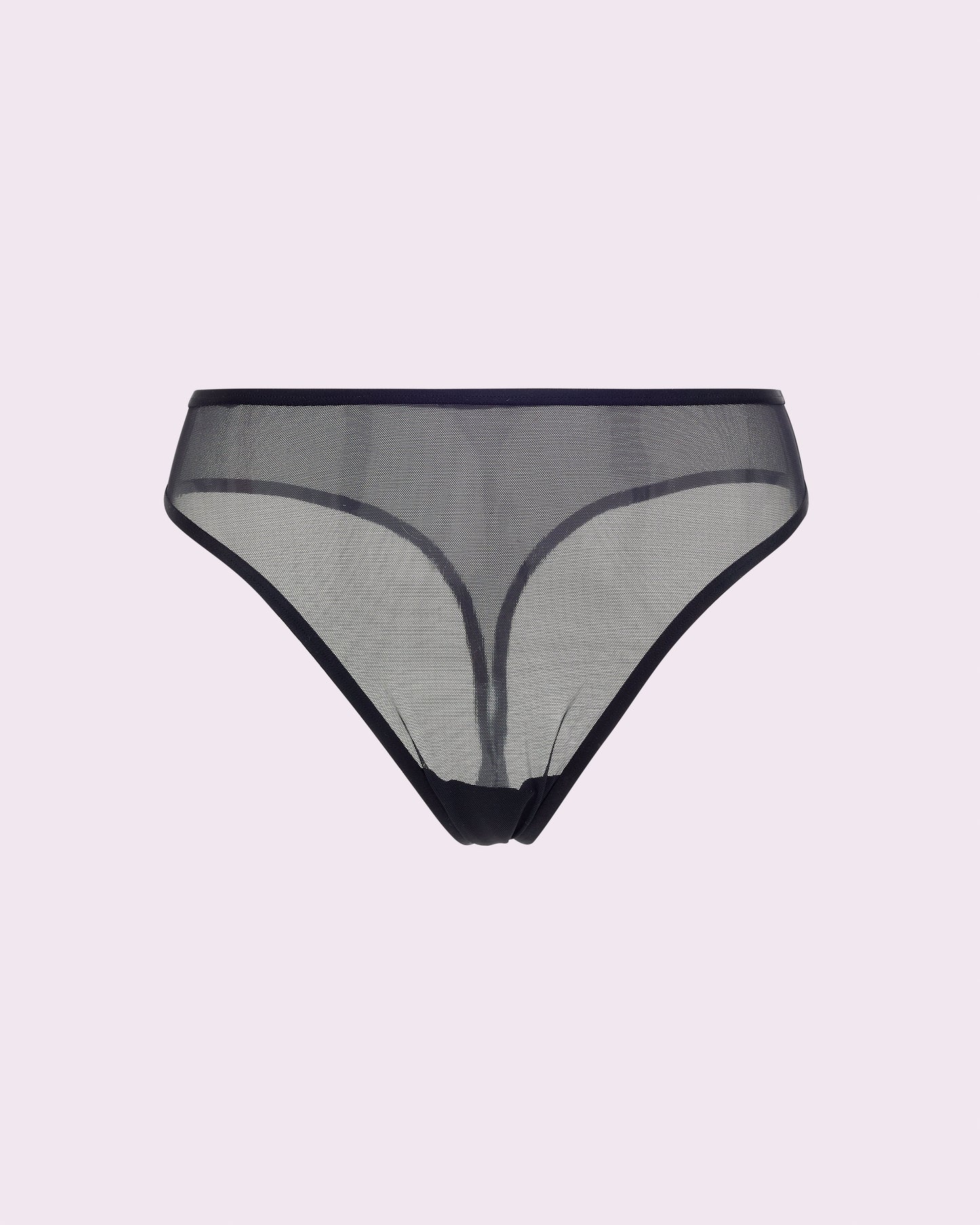Silky Mesh High Cut Thong | Silky Mesh (Eightball)