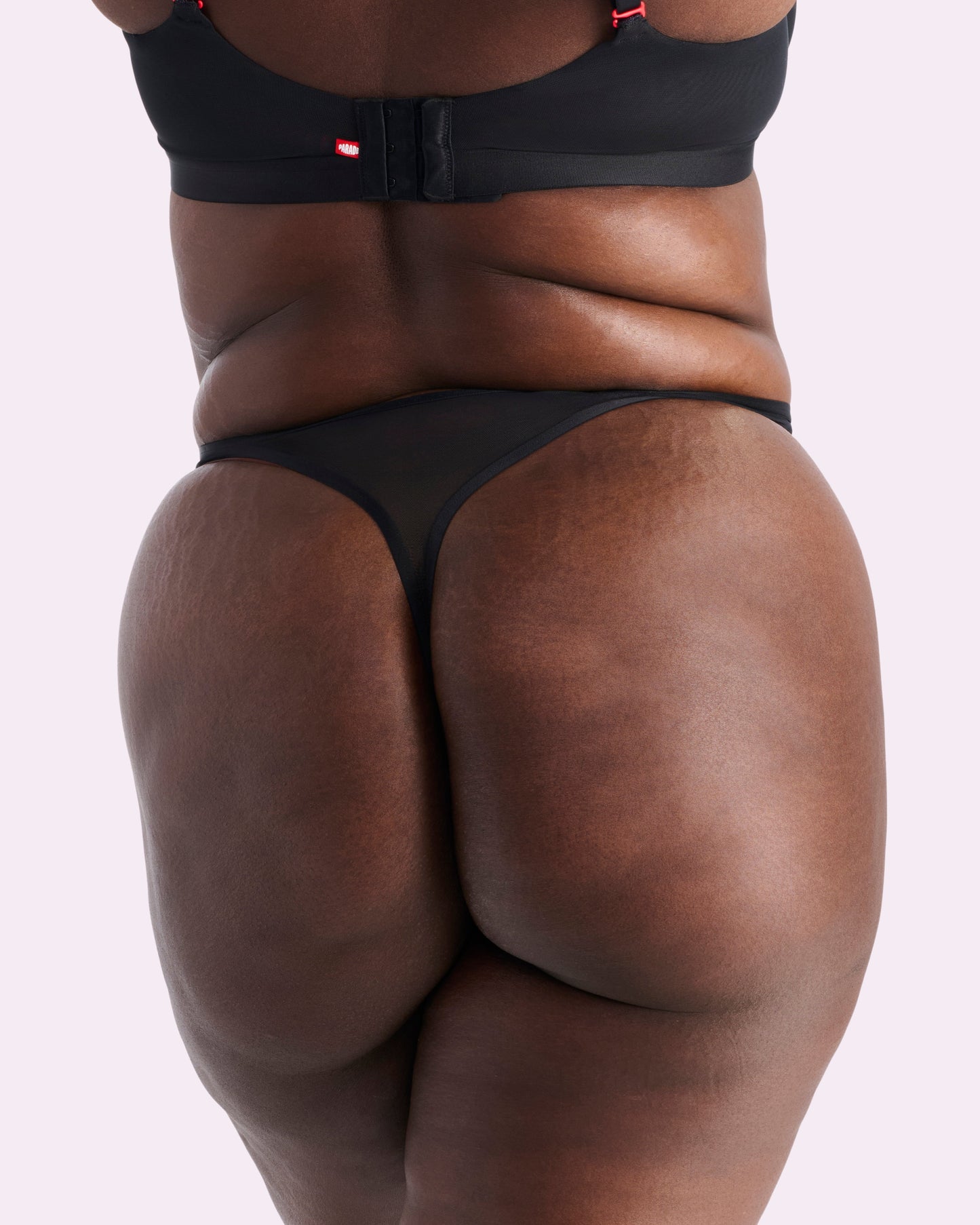 Silky Mesh High Cut Thong | Silky Mesh (Eightball)