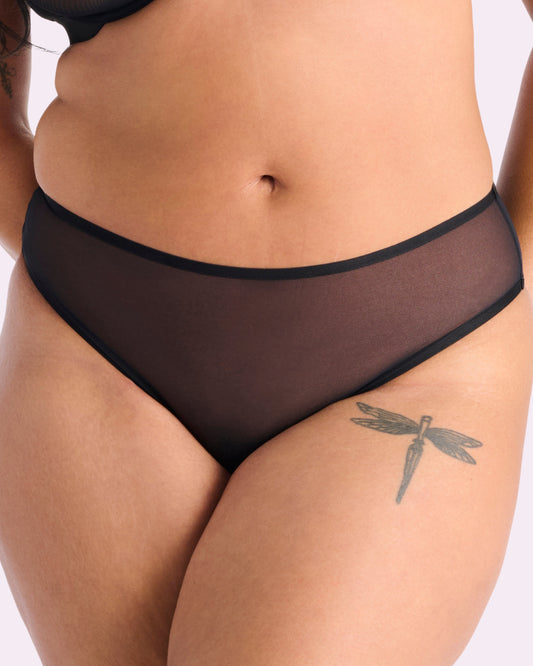 Silky Mesh High Rise Cheeky | Silky Mesh (Eightball)
