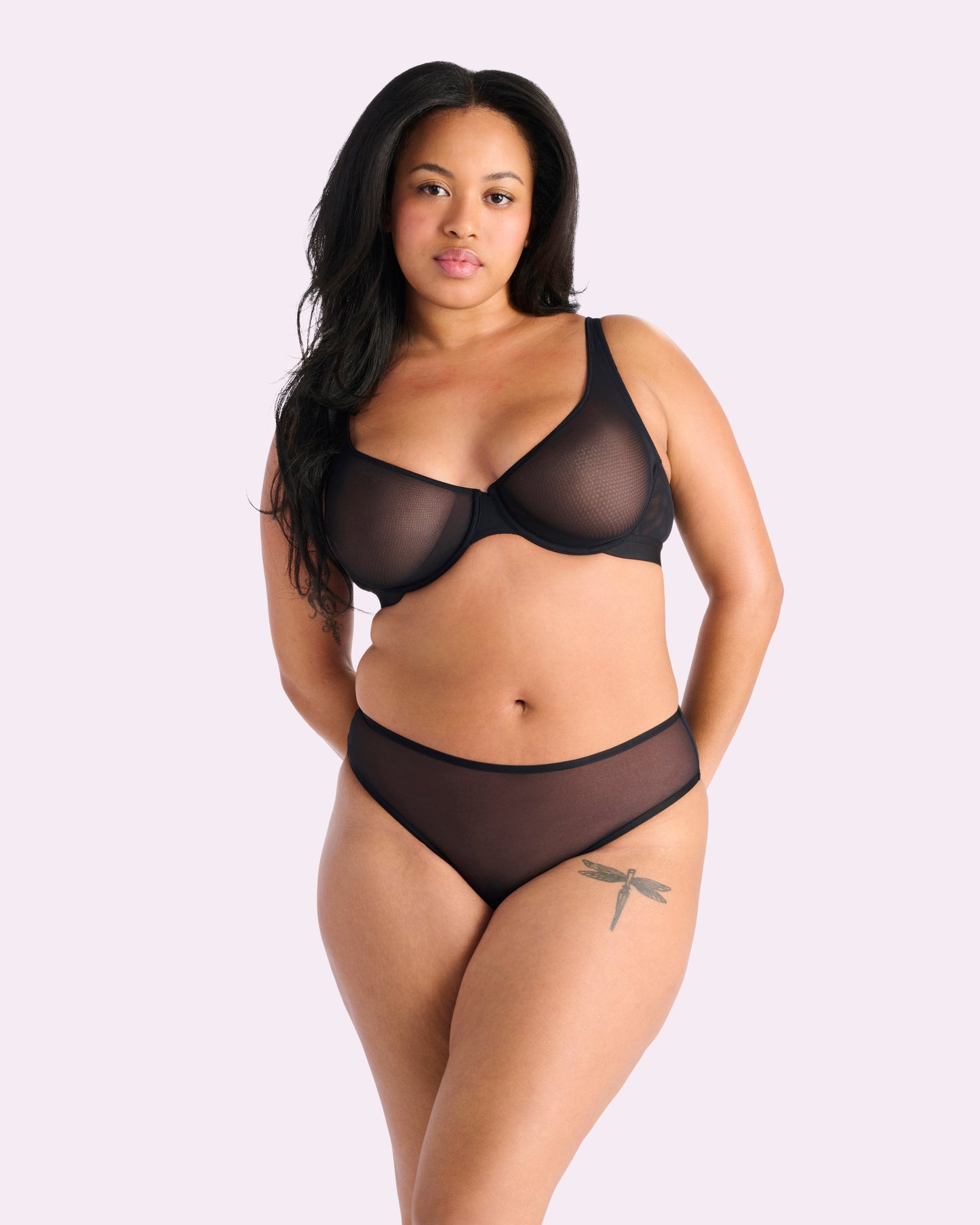 Silky Mesh High Rise Cheeky | Silky Mesh (Eightball)
