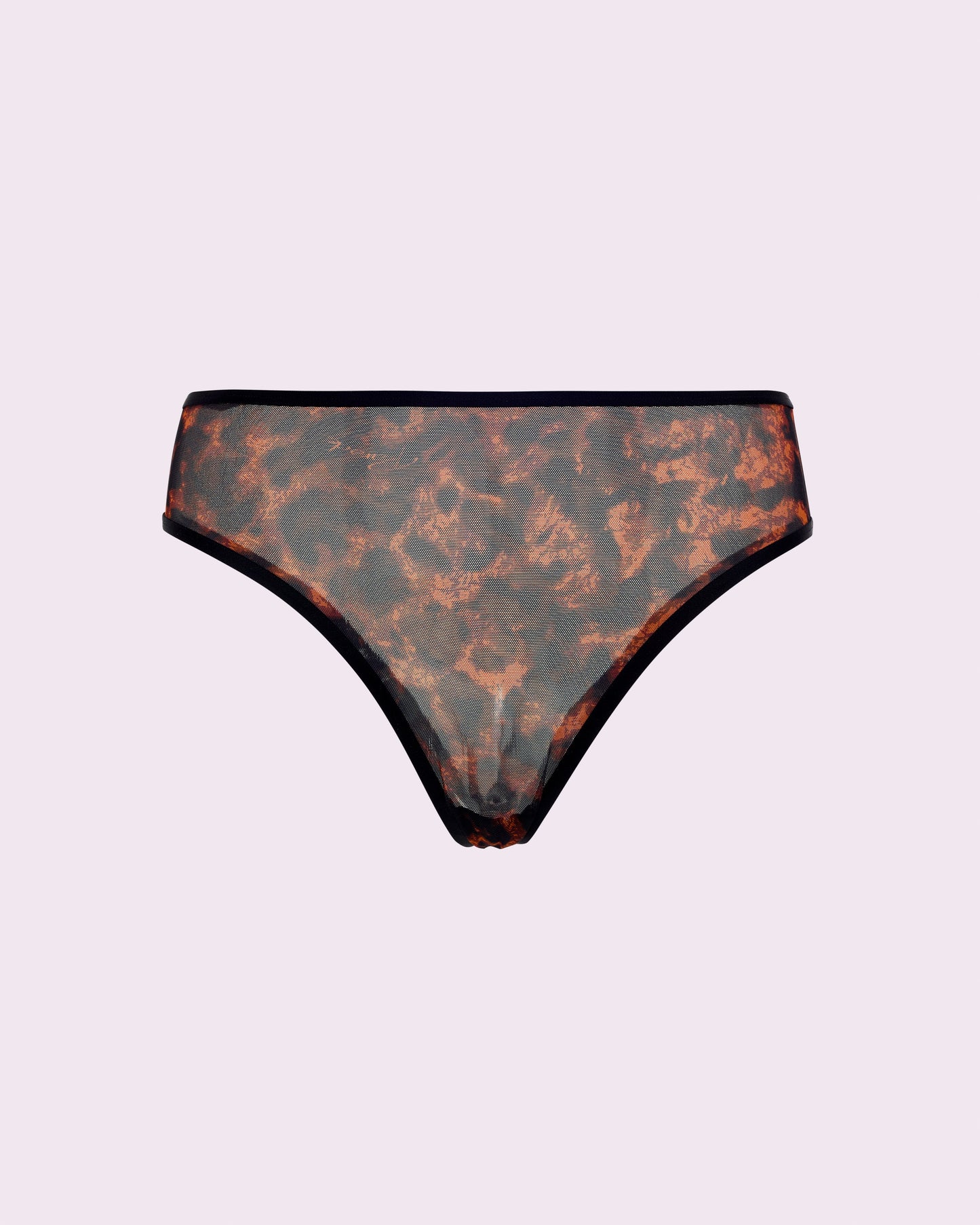 Silky Mesh High Rise Cheeky | Silky Mesh (Parade Leopard)