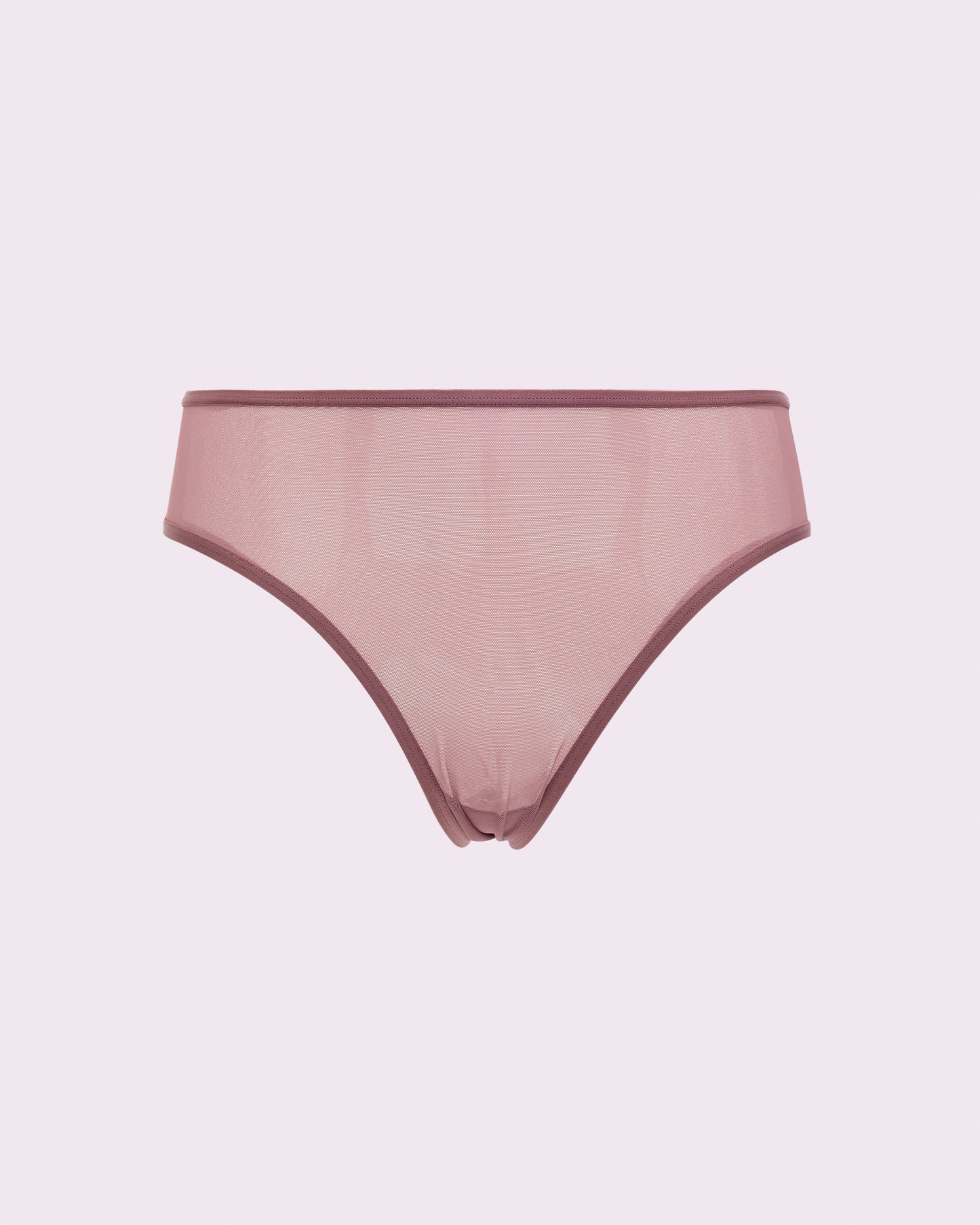 Silky Mesh High Rise Cheeky | Silky Mesh (Premium Plum)