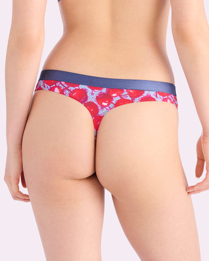 Re:Play Thong | Ultra-Soft Re:Play (Wet Cherries)