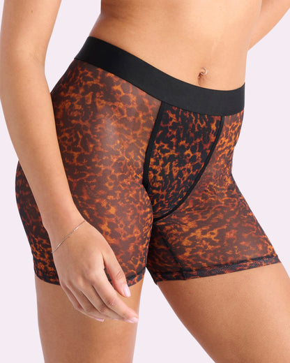 Silky Mesh Boxer Brief | Silky Mesh (Parade Leopard)