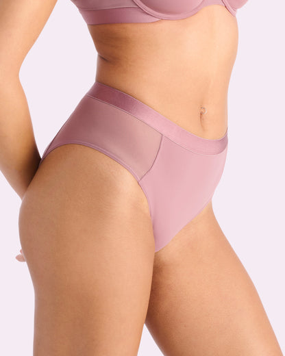 Re:Play High Waisted Brief | Ultra-Soft Re:Play (Premium Plum)