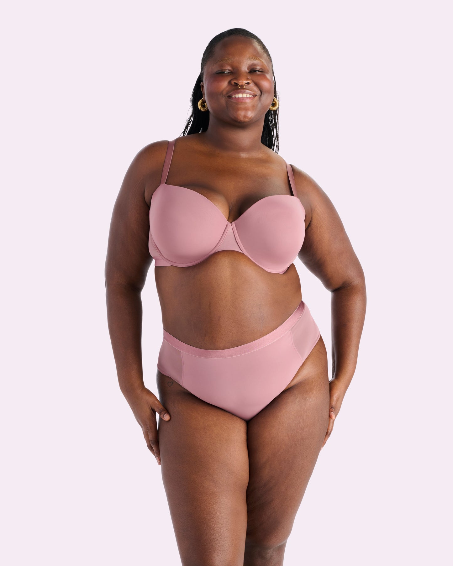 Re:Play High Waisted Brief | Ultra-Soft Re:Play (Premium Plum)