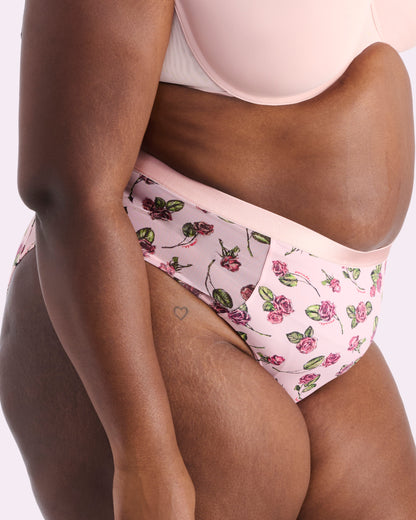 Re:Play High Waisted Brief | Ultra-Soft Re:Play (Parade Rose)