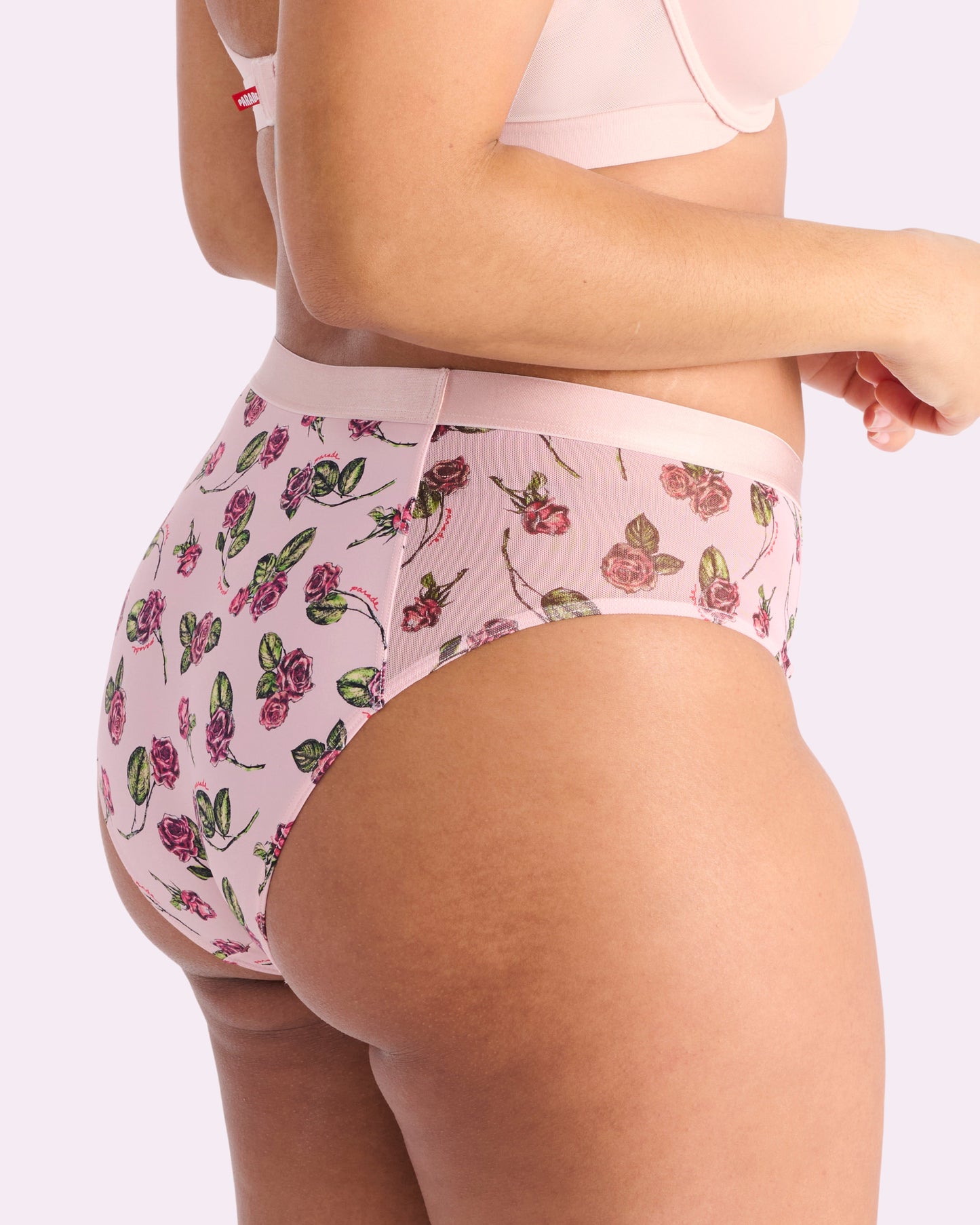 Re:Play High Waisted Brief | Ultra-Soft Re:Play (Parade Rose)