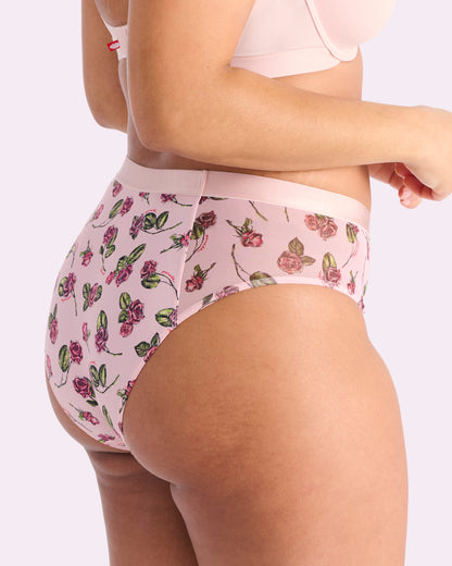 Re:Play High Waisted Brief | Ultra-Soft Re:Play (Parade Rose)