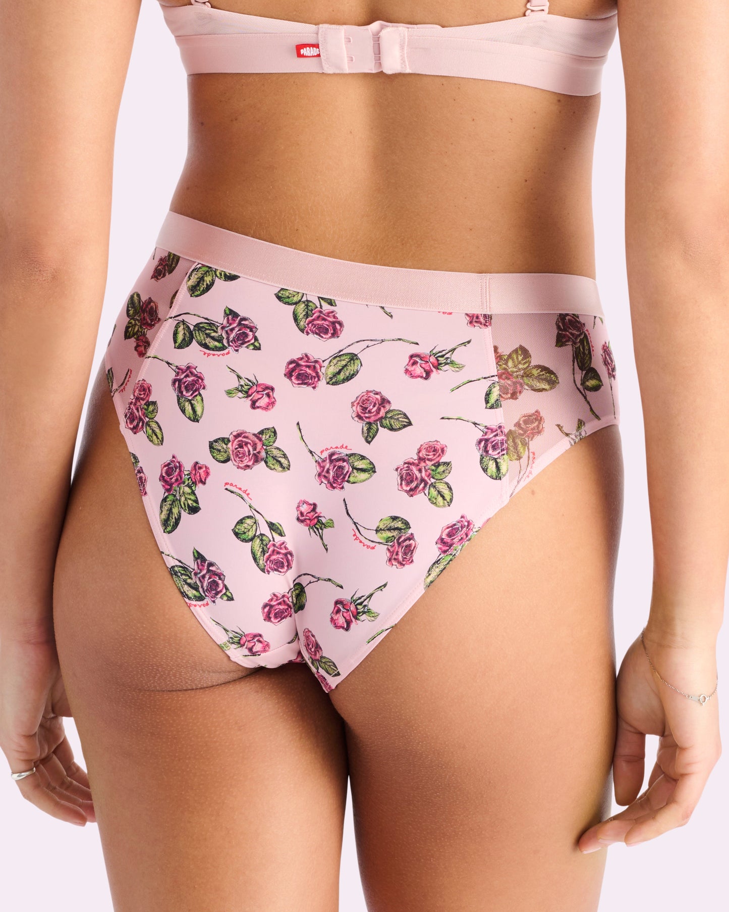 Re:Play High Waisted Brief | Ultra-Soft Re:Play (Parade Rose)