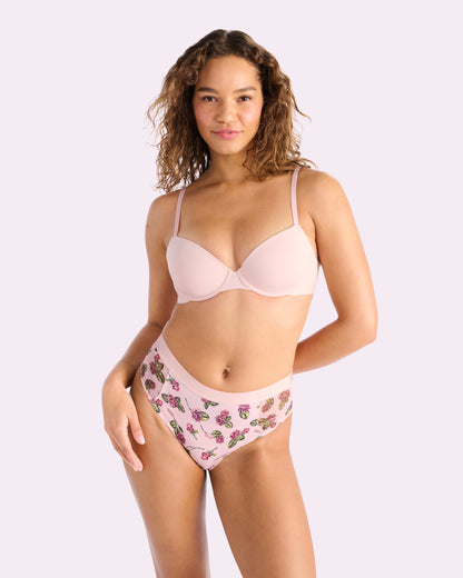 Re:Play High Waisted Brief | Ultra-Soft Re:Play (Parade Rose)