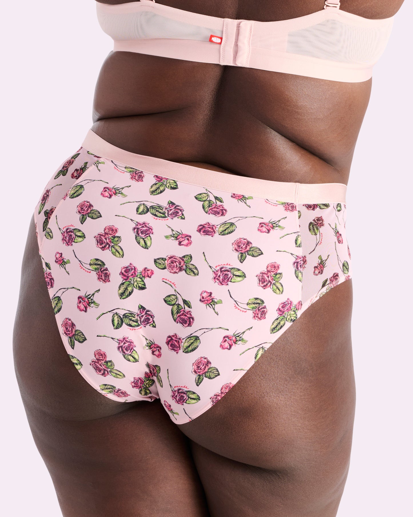 Re:Play High Waisted Brief | Ultra-Soft Re:Play (Parade Rose)