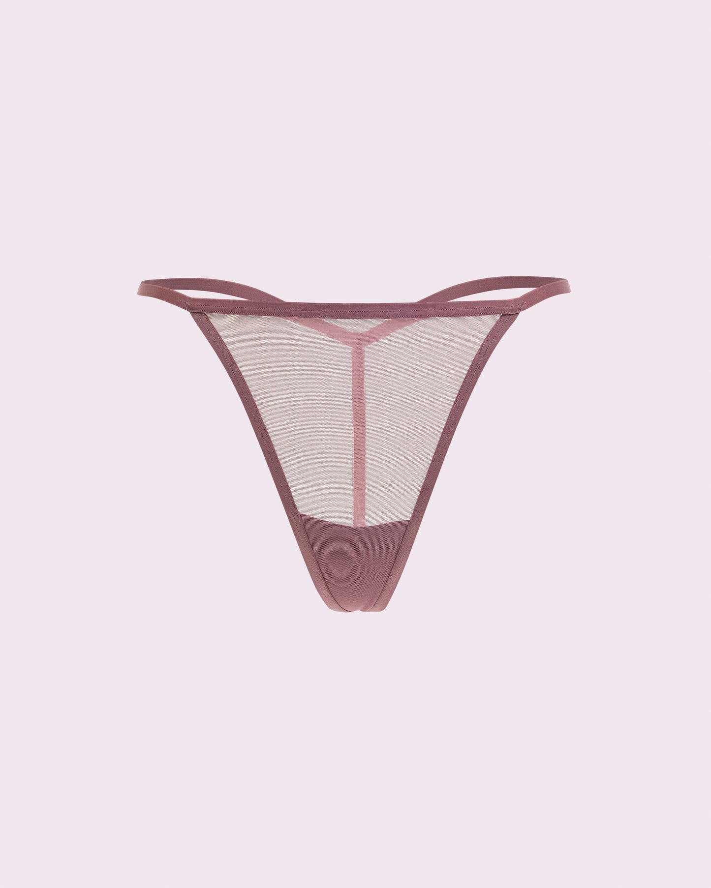 Silky Mesh G-String | Silky Mesh (Premium Plum)