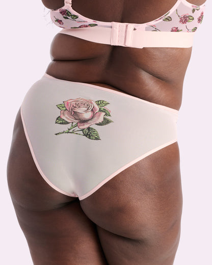 Silky Mesh High Rise Cheeky | Silky Mesh (Parade Rose)